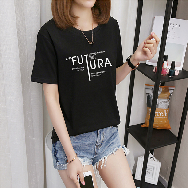 Summer Foreign Trade Miscellaneous Women's Short-Sleeved T-shirt Stock Korean Style Loose Large Size Women's T-shirt Half-Sleeved Stall Tail Goods