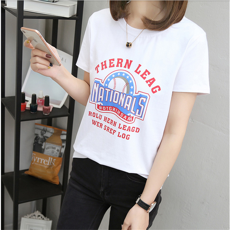 Summer Foreign Trade Miscellaneous Women's Short-Sleeved T-shirt Stock Korean Style Loose Large Size Women's T-shirt Half-Sleeved Stall Tail Goods