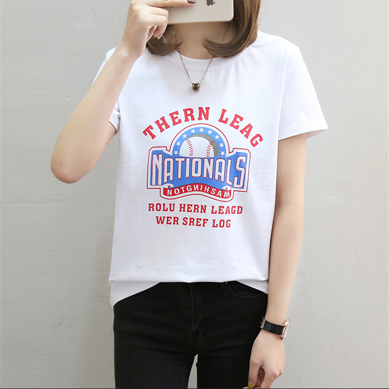 Summer Foreign Trade Miscellaneous Women's Short-Sleeved T-shirt Stock Korean Style Loose Large Size Women's T-shirt Half-Sleeved Stall Tail Goods