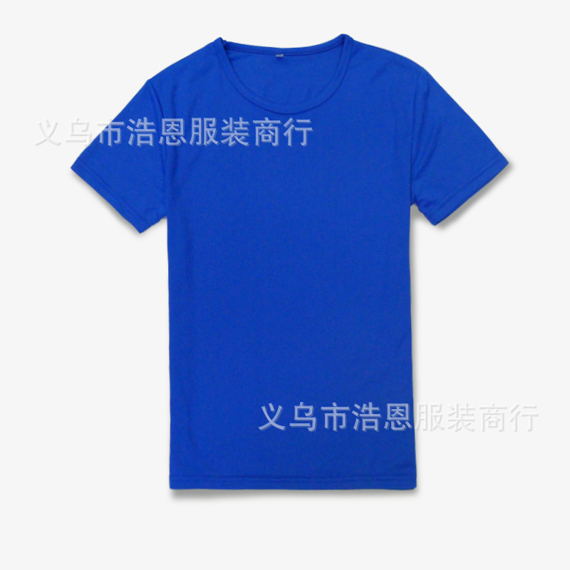 High - grade bird's eye full polyester quick dry fabric T-shirt T-shirt T-shirt T-shirt.