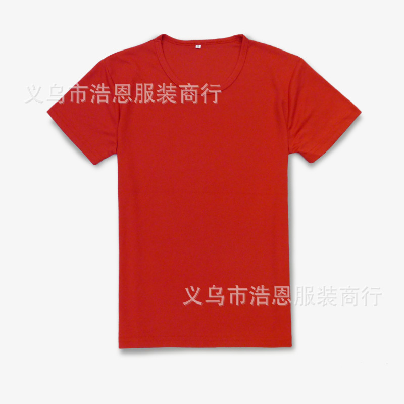 High - grade bird's eye full polyester quick dry fabric T-shirt T-shirt T-shirt T-shirt.