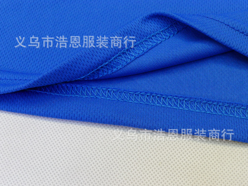 High - grade bird's eye full polyester quick dry fabric T-shirt T-shirt T-shirt T-shirt.
