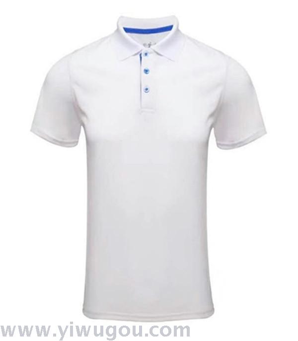 Men's summer short-sleeved T-shirt new solid color button collar collar shirt male cotton Korean POLO shirt Men's summer short-sleeved T-shirt new solid color button collar collar shirt male cotton Korean POLO shirt