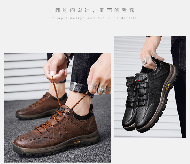 Men's Shoes Cotton-Padded Shoes with Velvet 2020 Winter High-Top Leisure Climbing Trendy Shoes Men's Trendy Wild Leather Shoes Autumn New Men's Shoes Cotton-Padded Shoes with Velvet 2020 Winter High-Top Leisure Climbing Trendy Shoes Men's Trendy Wild Leather Shoes Autumn New