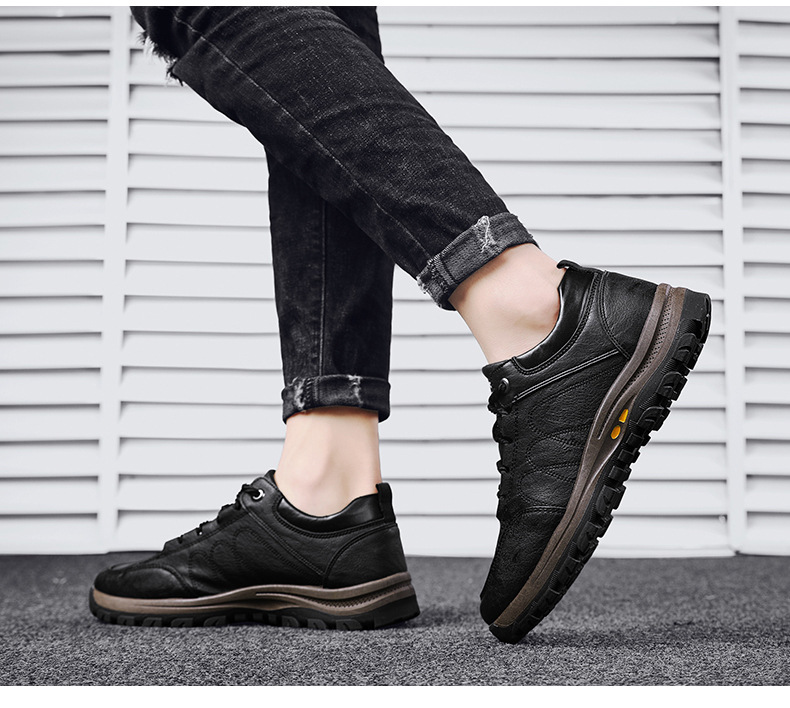Men's Shoes Cotton-Padded Shoes with Velvet 2020 Winter High-Top Leisure Climbing Trendy Shoes Men's Trendy Wild Leather Shoes Autumn New Men's Shoes Cotton-Padded Shoes with Velvet 2020 Winter High-Top Leisure Climbing Trendy Shoes Men's Trendy Wild Leather Shoes Autumn New