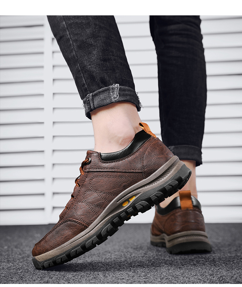 Men's Shoes Cotton-Padded Shoes with Velvet 2020 Winter High-Top Leisure Climbing Trendy Shoes Men's Trendy Wild Leather Shoes Autumn New Men's Shoes Cotton-Padded Shoes with Velvet 2020 Winter High-Top Leisure Climbing Trendy Shoes Men's Trendy Wild Leather Shoes Autumn New