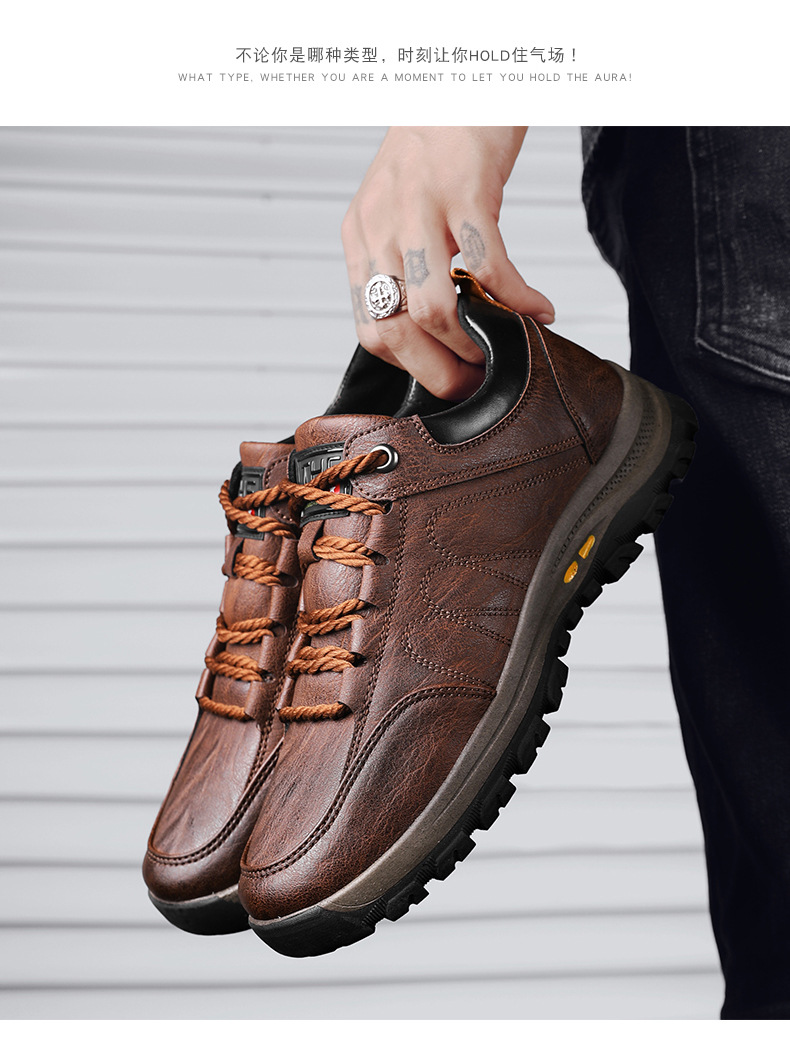 Men's Shoes Cotton-Padded Shoes with Velvet 2020 Winter High-Top Leisure Climbing Trendy Shoes Men's Trendy Wild Leather Shoes Autumn New Men's Shoes Cotton-Padded Shoes with Velvet 2020 Winter High-Top Leisure Climbing Trendy Shoes Men's Trendy Wild Leather Shoes Autumn New