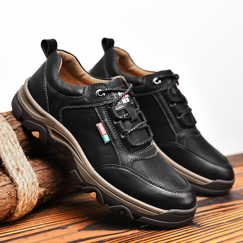 2021 Autumn and Winter New Men&#039;s Casual Business Leather Shoes Men&#039;s Shoes Men&#039;s Outdoor Sports Climbing Shoes One Piece Dropshipping Winter