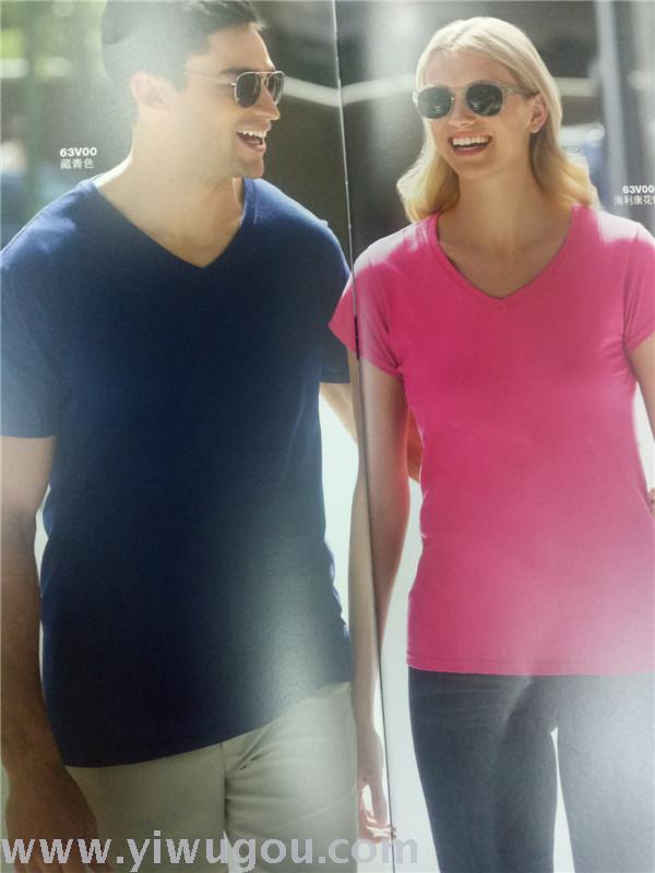 Men's short sleeve T-shirt round neck collar sleeves shirt cotton shirt
