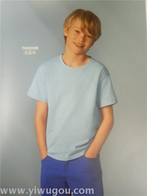 Men's short sleeve T-shirt round neck collar sleeves shirt cotton shirt