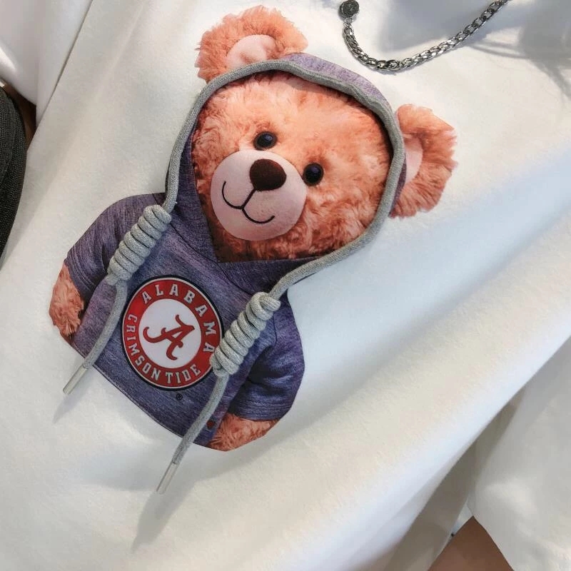Summer Cartoon Short Sleeve T-shirt Women's Fashionable All-Match Loose Half Sleeve Student Top Ins Couple Half Sleeve