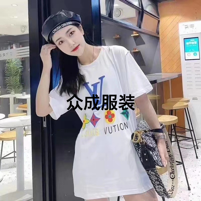 Summer Popular Short-Sleeved T-shirt Spring and Summer Men&#039;s and Women&#039;s Same Style Short Sleeve T-shirt Couple&#039;s T-shirt Fashion Brand T-shirt