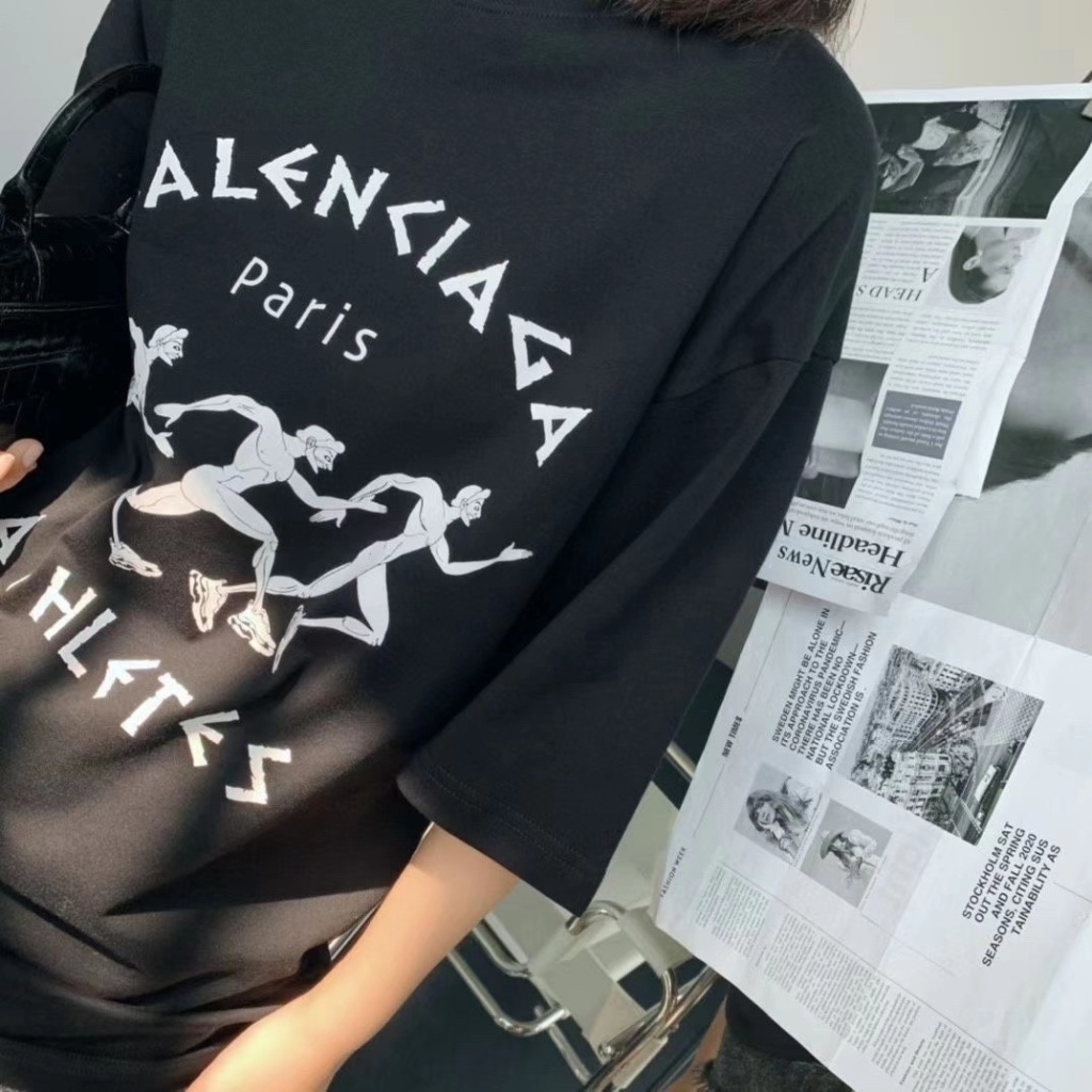 Summer Popular Short-Sleeved T-shirt Spring and Summer Men's and Women's Same Style Short Sleeve T-shirt Couple's T-shirt Fashion Brand T-shirt Summer Popular Short-Sleeved T-shirt Spring and Summer Men's and Women's Same Style Short Sleeve T-shirt Couple's T-shirt Fashion Brand T-shirt