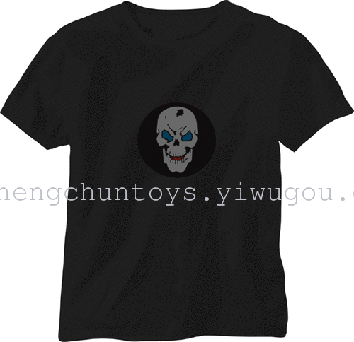 Music, voice-activated flashing t-shirt Flash t shirt clothes glow t-shirt glow KTV nightclub bar Music, voice-activated flashing t-shirt Flash t shirt clothes glow t-shirt glow KTV nightclub bar