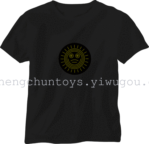 Music, voice-activated flashing t-shirt Flash t shirt clothes glow t-shirt glow KTV nightclub bar Music, voice-activated flashing t-shirt Flash t shirt clothes glow t-shirt glow KTV nightclub bar