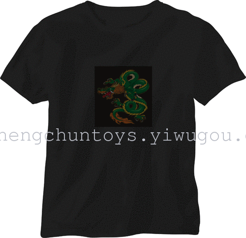 Music, voice-activated flashing t-shirt Flash t shirt clothes glow t-shirt glow KTV nightclub bar Music, voice-activated flashing t-shirt Flash t shirt clothes glow t-shirt glow KTV nightclub bar