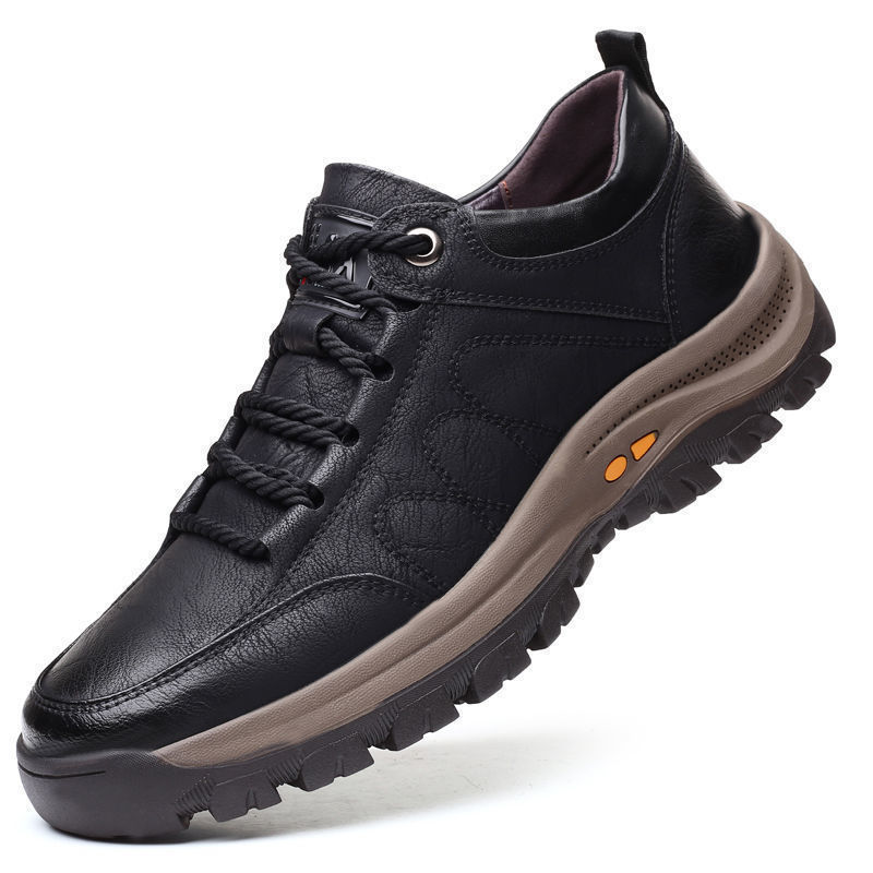 2021 Men&#039;s Shoes Spring and Autumn Breathable New Casual Leather Shoes Men&#039;s Comfort Trend Outdoor Sport Climbing Shoes Trendy Men&#039;s Shoes