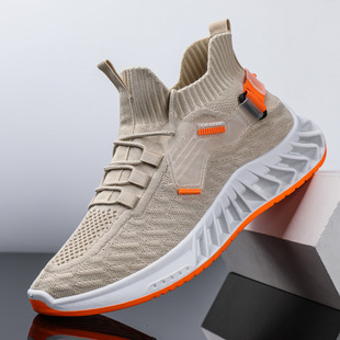 2021 Men's Shoes Spring and Autumn Breathable New Casual Leather Shoes Men's Comfort Trend Outdoor Sport Climbing Shoes Trendy Men's Shoes