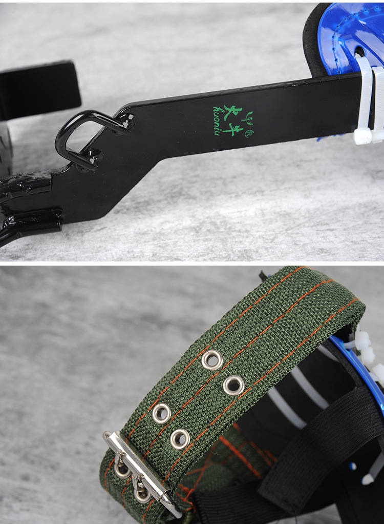 Factory Wholesale Climbing Trees Artifact Upright Climbing Trees Tool Tree Foot Tie Big Crutch Hornet Foot Buckle Picking Iron Shoes