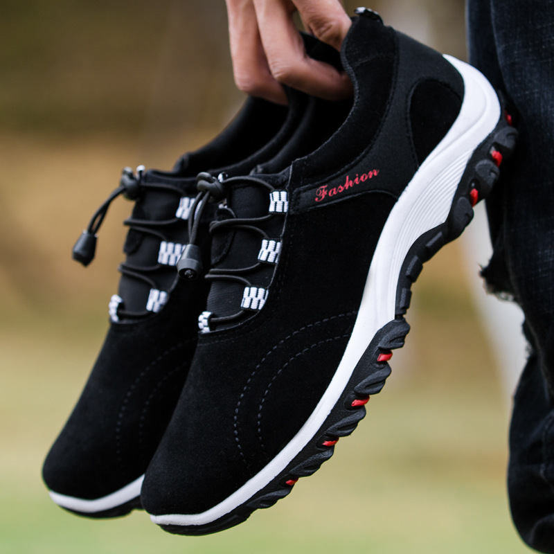 2021 Spring New Men&#039;s Shoes Korean Outdoor Climbing Boots Men&#039;s Casual Shoes Running Sneakers Travel Shoes