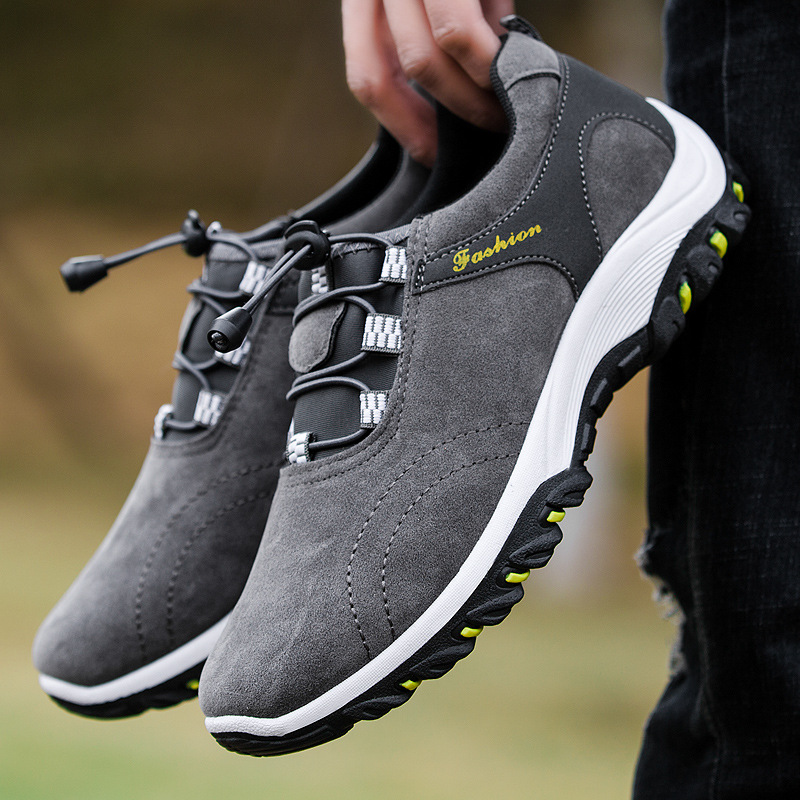 2021 Spring New Men&#039;s Shoes Korean Outdoor Climbing Boots Men&#039;s Casual Shoes Running Sneakers Travel Shoes