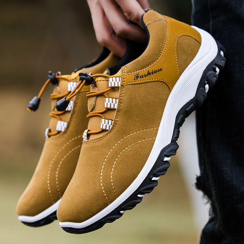 2021 Spring New Men&#039;s Shoes Korean Outdoor Climbing Boots Men&#039;s Casual Shoes Running Sneakers Travel Shoes