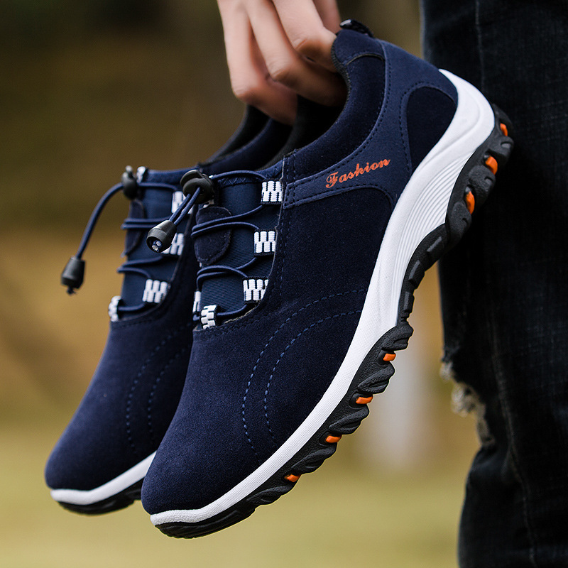 2021 Spring New Men&#039;s Shoes Korean Outdoor Climbing Boots Men&#039;s Casual Shoes Running Sneakers Travel Shoes