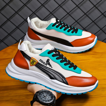 2021 Summer New Men's Shoes Mesh Sneakers Foreign Trade Thick Bottom Outdoor Climbing Bottom Casual Shoes Trend Men's Sandals