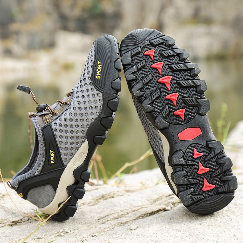 Men&#039;s Shoes Summer Outdoor Mesh Shoes Casual Breathable One Pedal Lazy Shoes Hiking Climbing Men&#039;s Sports Shoes Generation