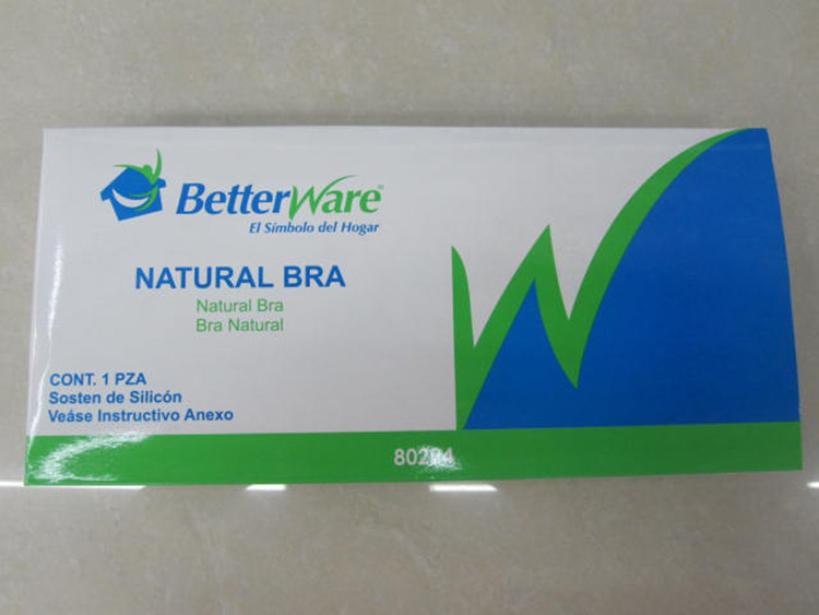 Silicone bra color box invisible bra special color box Silicone breast underwear packaging box spot wholesale.