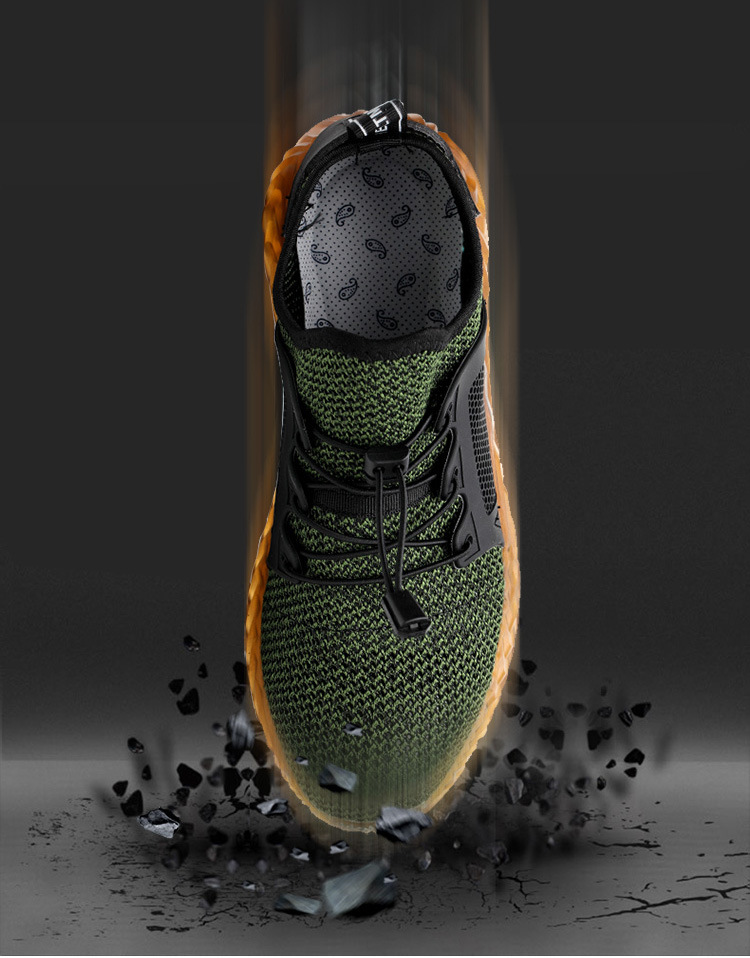 Cross-Border Summer Breathable Work Shoes Attack Shield And Anti-Stab Casual Safe Site Shoes Protective Labor Protection Shoes Manufacturer Cross-Border Summer Breathable Work Shoes Attack Shield And Anti-Stab Casual Safe Site Shoes Protective Labor Protection Shoes Manufacturer