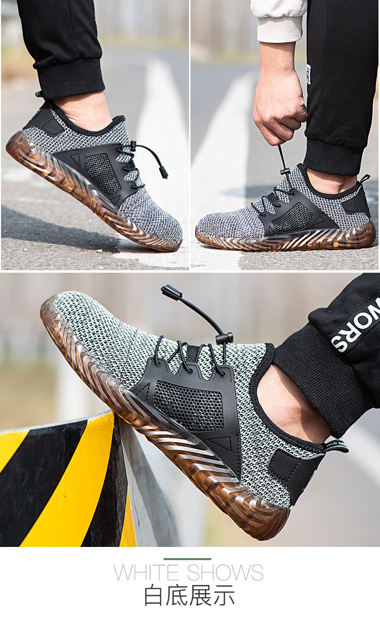 Cross-Border Summer Breathable Work Shoes Attack Shield And Anti-Stab Casual Safe Site Shoes Protective Labor Protection Shoes Manufacturer Cross-Border Summer Breathable Work Shoes Attack Shield And Anti-Stab Casual Safe Site Shoes Protective Labor Protection Shoes Manufacturer