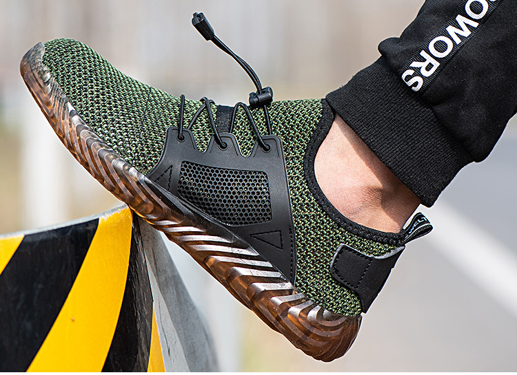 Cross-Border Summer Breathable Work Shoes Attack Shield And Anti-Stab Casual Safe Site Shoes Protective Labor Protection Shoes Manufacturer Cross-Border Summer Breathable Work Shoes Attack Shield And Anti-Stab Casual Safe Site Shoes Protective Labor Protection Shoes Manufacturer