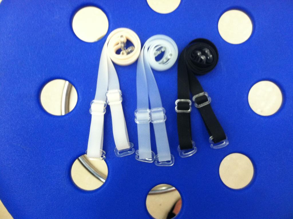 1.0cm Silicone Bra Shoulder Strap Silicone Shoulder Strap Bra Invisible Band Bra Strap Silicone Solid Color Shoulder Strap