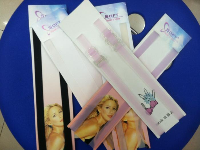 1.0cm Silicone Bra Shoulder Strap Silicone Shoulder Strap Bra Invisible Band Bra Strap Silicone Solid Color Shoulder Strap