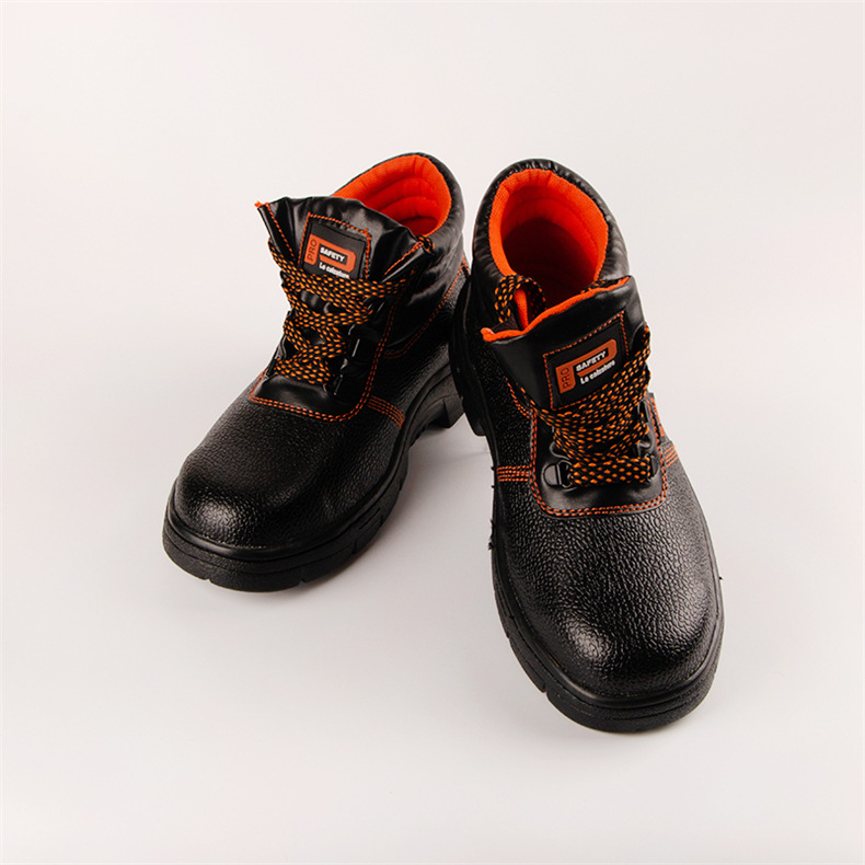 Spot Industrial Work Shoes Black Work Shoes Men's Work Shoes Fiber Leather Protective Footwear Comfortable Universal Work Shoes