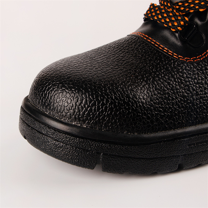 Spot Industrial Work Shoes Black Work Shoes Men's Work Shoes Fiber Leather Protective Footwear Comfortable Universal Work Shoes