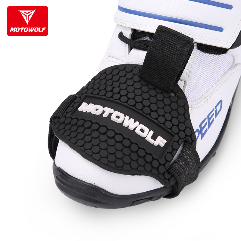 Moto Wolf Motorcycle Gear Cover Gear Shift Ferrule Shoes Protector Protective Cover Tap Position Protection Sleeve