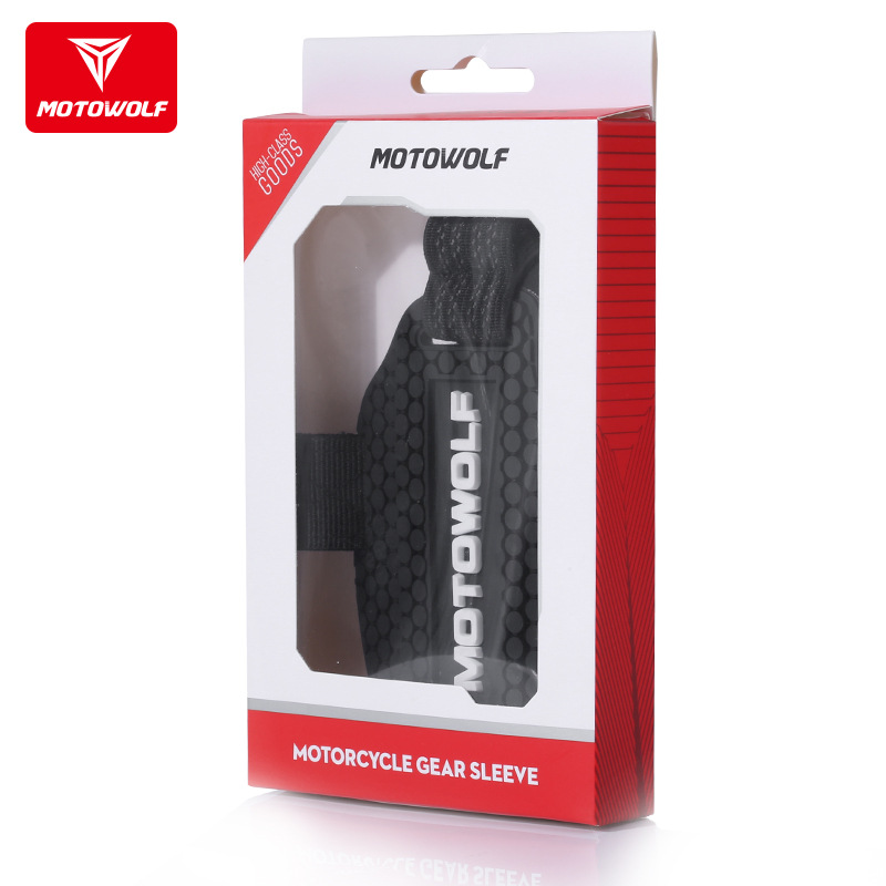 Moto Wolf Motorcycle Gear Cover Gear Shift Ferrule Shoes Protector Protective Cover Tap Position Protection Sleeve