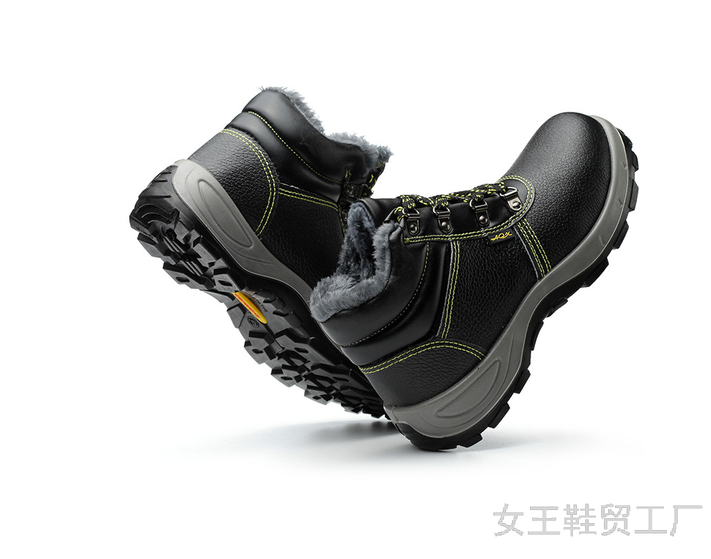 Men&#039;s Shoes Anti-Smashing and Anti-Penetration Two-Layer Embossed Leather Protective Shoes Suitable for Construction Site Safety Shoes Work Shoe