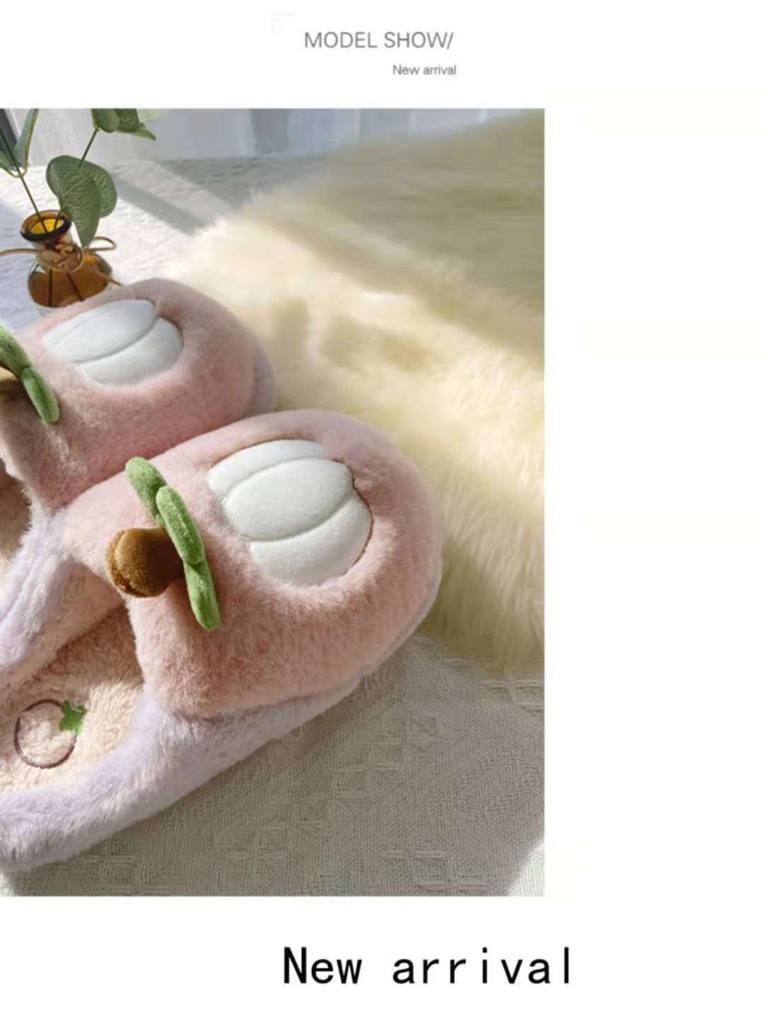 Cotton Slippers Female 2021 Autumn and Winter Cartoon Cute Fruit Fleece-Lined Warm Confinement Home Couple Thickened Non-Slip Men Cotton Slippers Female 2021 Autumn and Winter Cartoon Cute Fruit Fleece-Lined Warm Confinement Home Couple Thickened Non-Slip Men