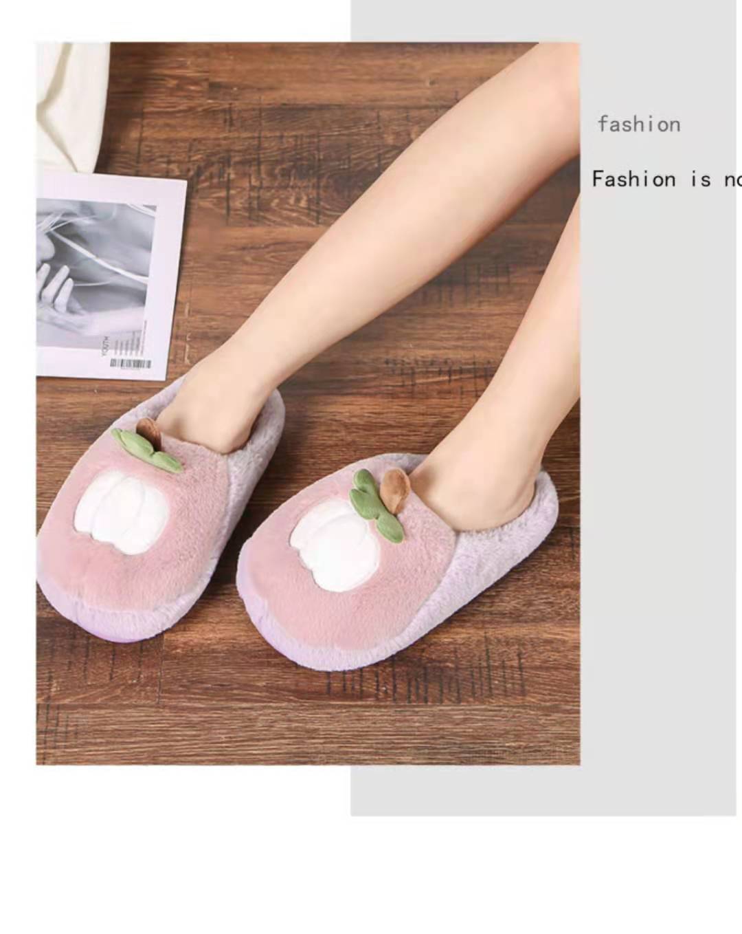 Cotton Slippers Female 2021 Autumn and Winter Cartoon Cute Fruit Fleece-Lined Warm Confinement Home Couple Thickened Non-Slip Men Cotton Slippers Female 2021 Autumn and Winter Cartoon Cute Fruit Fleece-Lined Warm Confinement Home Couple Thickened Non-Slip Men