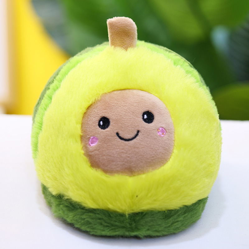 Winter Warm Avocado Cotton Slippers Plush Cotton Shoes Cute Cartoon Home Couple Thickened Non-Slip Soft Bottom Comfortable