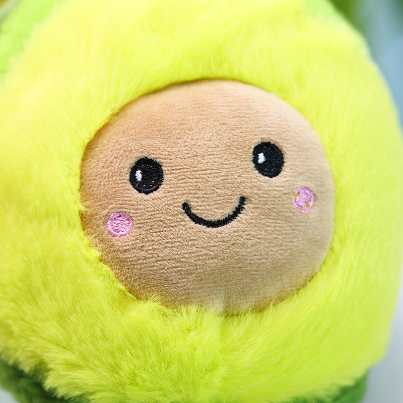 Winter Warm Avocado Cotton Slippers Plush Cotton Shoes Cute Cartoon Home Couple Thickened Non-Slip Soft Bottom Comfortable