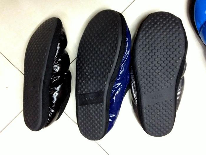 Korean trade warm slipper heel shoes at home couple cotton slippers for men and women down cloth slippers
