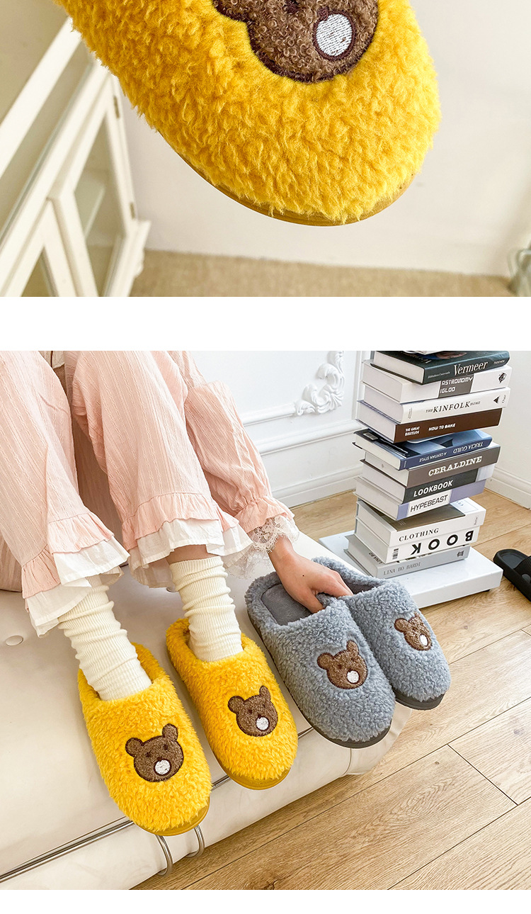 2021 New Cotton Slippers Women's Home Winter Indoor Mute Warm Non-Slip Velvet Slippers Home Autumn and Winter Men's 2021 New Cotton Slippers Women's Home Winter Indoor Mute Warm Non-Slip Velvet Slippers Home Autumn and Winter Men's