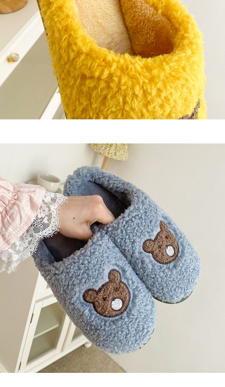 2021 New Cotton Slippers Women's Home Winter Indoor Mute Warm Non-Slip Velvet Slippers Home Autumn and Winter Men's 2021 New Cotton Slippers Women's Home Winter Indoor Mute Warm Non-Slip Velvet Slippers Home Autumn and Winter Men's
