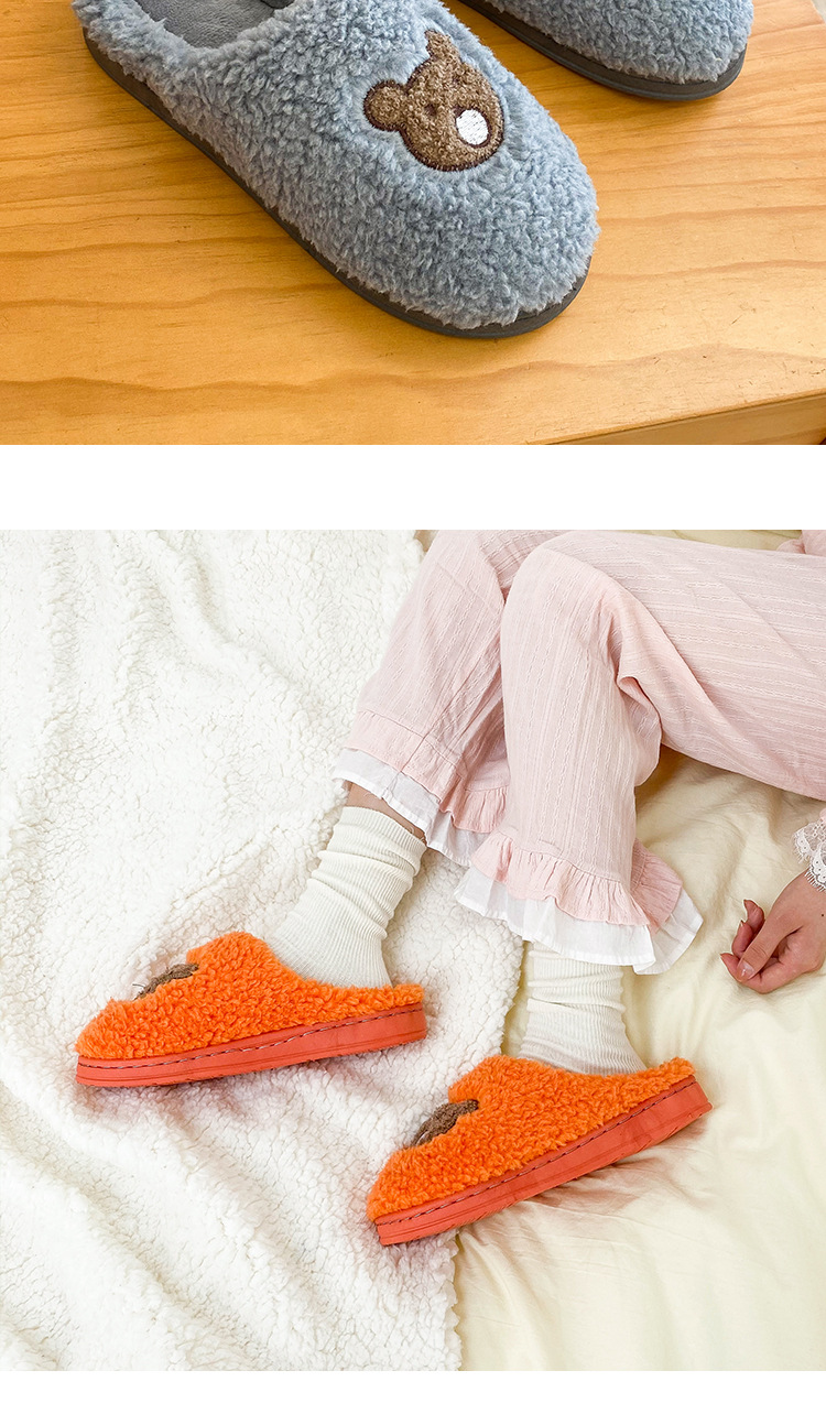 2021 New Cotton Slippers Women's Home Winter Indoor Mute Warm Non-Slip Velvet Slippers Home Autumn and Winter Men's 2021 New Cotton Slippers Women's Home Winter Indoor Mute Warm Non-Slip Velvet Slippers Home Autumn and Winter Men's