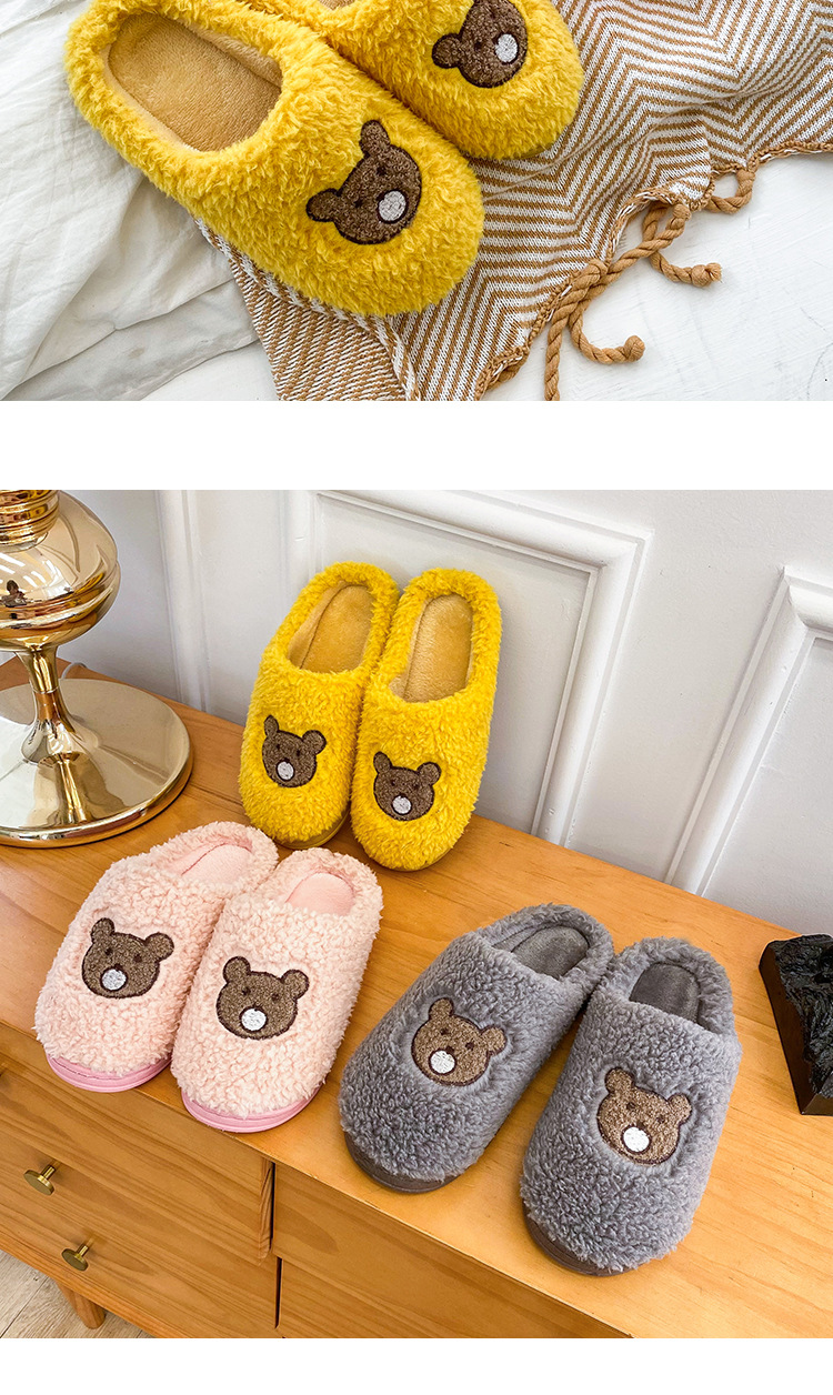 2021 New Cotton Slippers Women's Home Winter Indoor Mute Warm Non-Slip Velvet Slippers Home Autumn and Winter Men's 2021 New Cotton Slippers Women's Home Winter Indoor Mute Warm Non-Slip Velvet Slippers Home Autumn and Winter Men's
