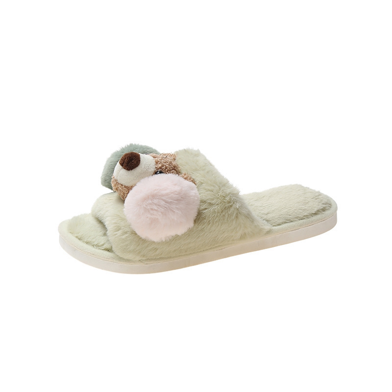 Cartoon Cute Bear Cute Female 2022 New Autumn and Winter Home Wear Velvet Word Cotton Slippers Amazon H Cartoon Cute Bear Cute Female 2022 New Autumn and Winter Home Wear Velvet Word Cotton Slippers Amazon H